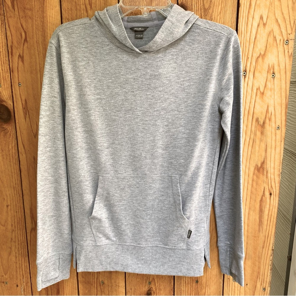 Girls Eddie Bauer Kangaroo Pockets Sweater Hoodie EUC